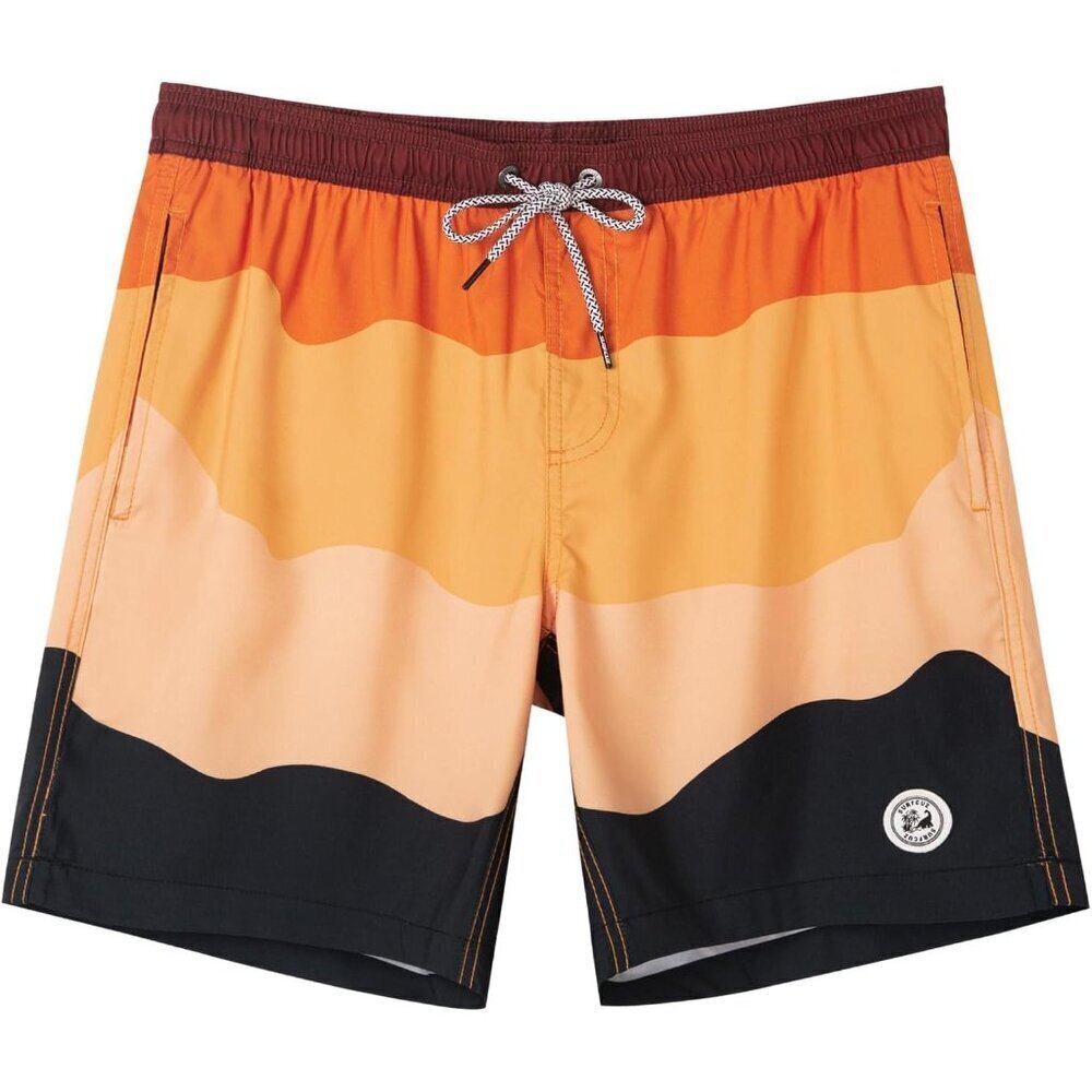 🆕Brand New - Men's Orange Swim Trunks Shorts